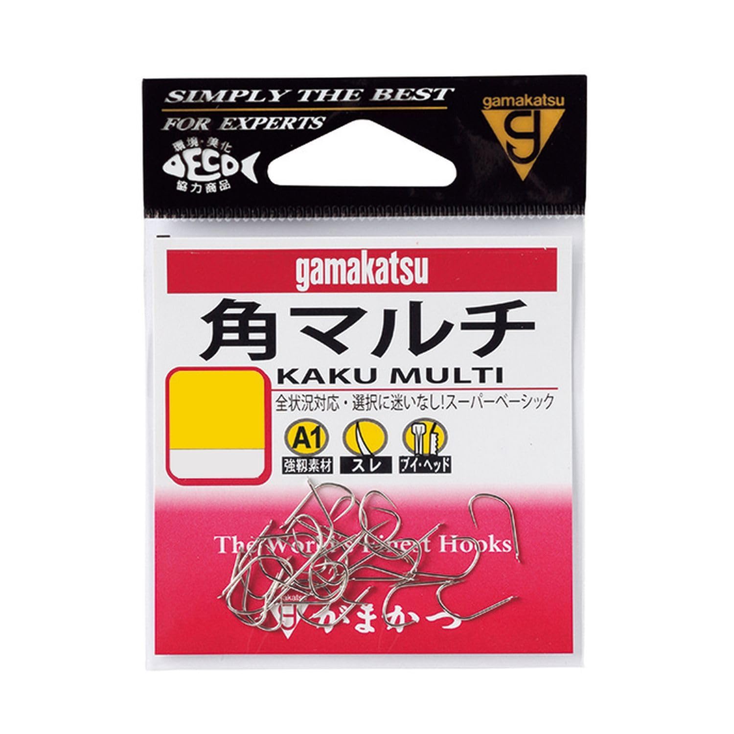 Amazon.co.jp: がまかつ(Gamakatsu) シングルフック A1 角