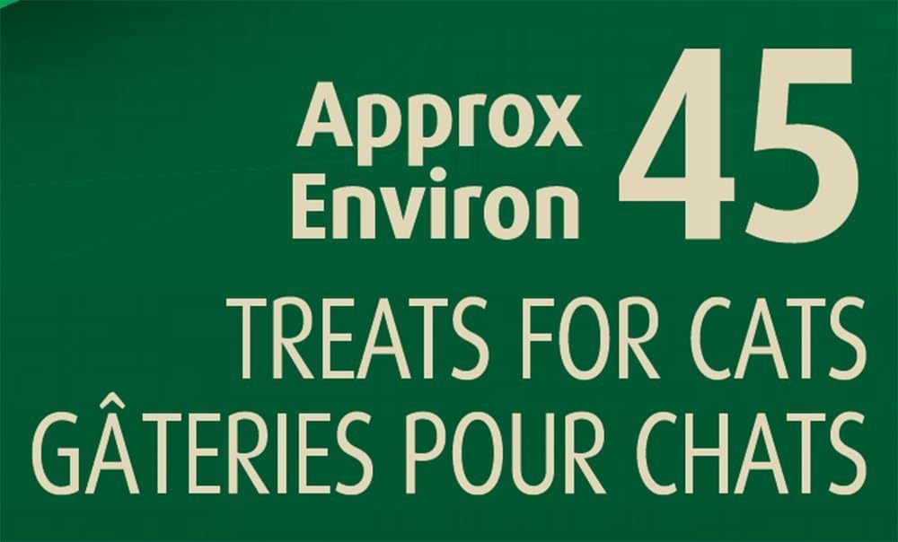 Greenies Feline Pill Pockets for Cats Natural Soft Cat Treats, Salmon Flavor, 1.6 oz. Pouch (45 Treats)