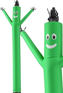 LookOurWay Air Dancers Inflatable Tube Man Attachment - 20 Feet Tall Wacky Waving Inflatable Dancing Tube Guy for Business Promotion (Blower Not Included) - Green