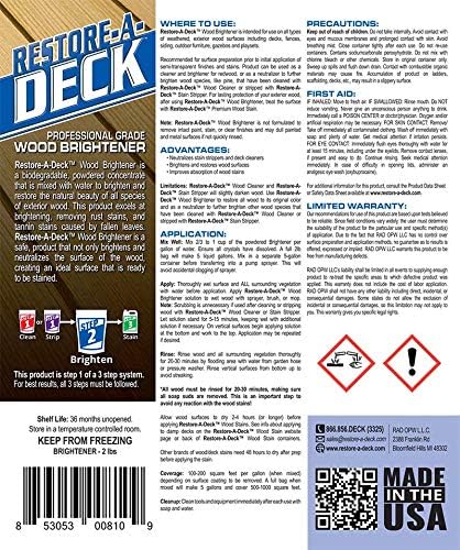 Restore-A-Deck Wood Brightener