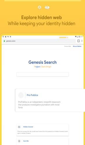 Genesis Browser | Private & Dark Web