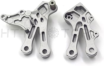 Amazon.com: HTTMT MT390-036- SILVER FRONT RIDER FOOT REST PEG