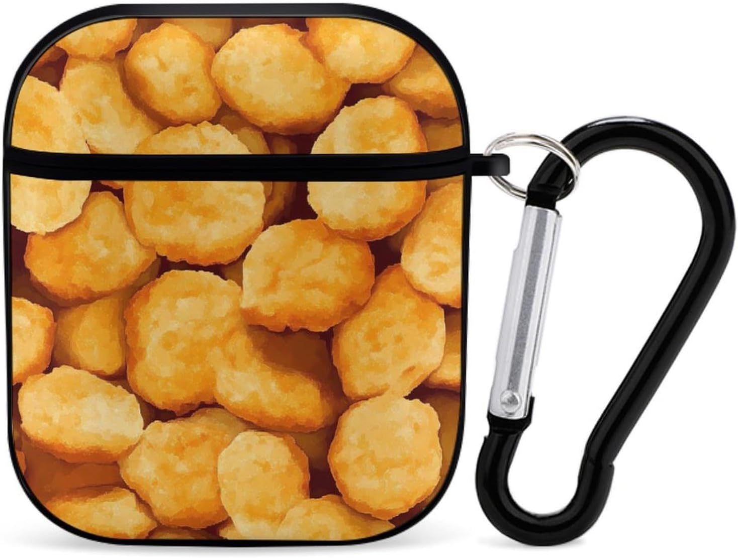 Chicken Nuggets for Airpods 1 2 Case with Keychain