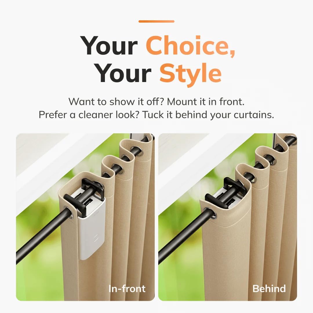 Ryse SmartCurtain | Motorized Curtain | Turn Current Curtains into Electric, Automated Drapes | Easy Install | Works with Existing Single or Double Curtain | Phone App Enabled | Charger Not Included Ryse SmartCurtain | Motorized Curtain | Turn Current Curtains into Electric, Automated Drapes | Easy Install | Works with Existing Single or Double Curtain | Phone App Enabled | Charger Not Included