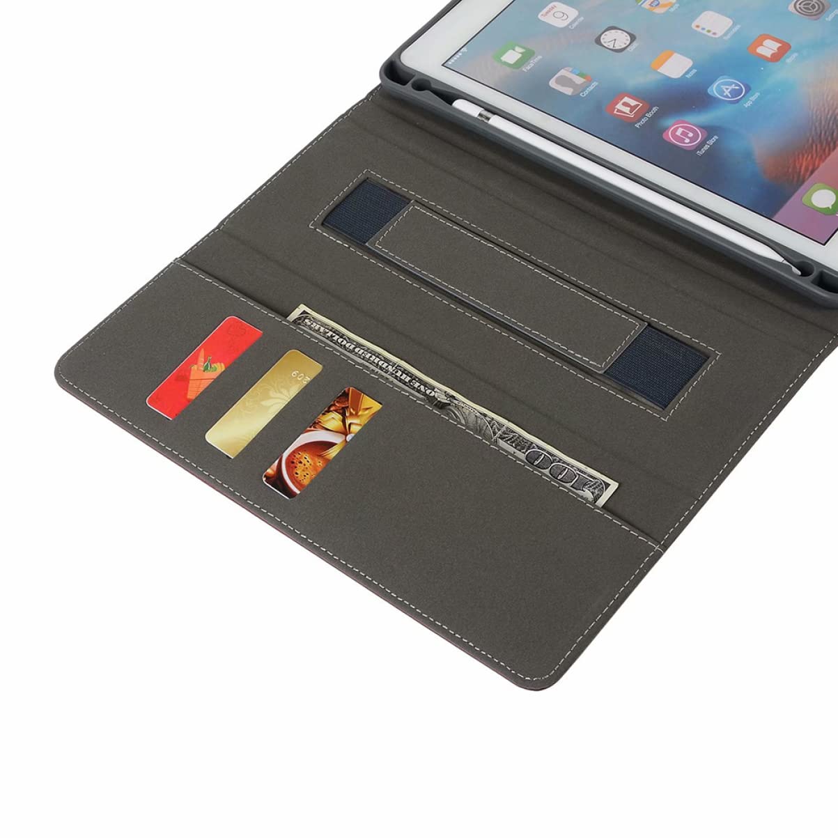 Veemoon Custodia Protettiva in Pu per Tablet con Design Semplice e Look Fresco 10.2 Pollici