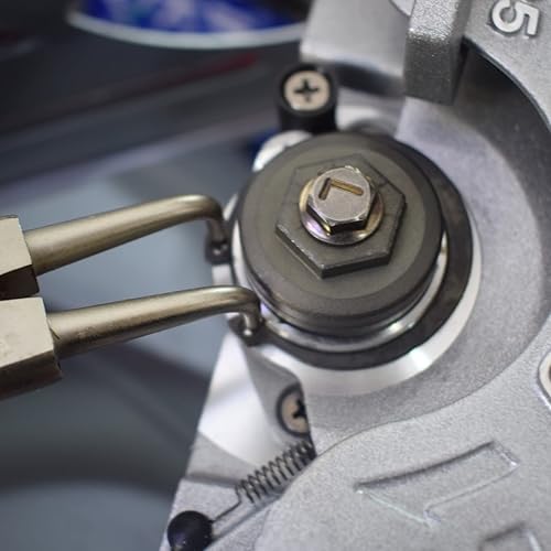 Miniatura 5 de Alicates de anillo de presión grande de mandíbula interna doblada de 9 pulgadas, alicates de clip, alicates de clip en C para retención de anillo