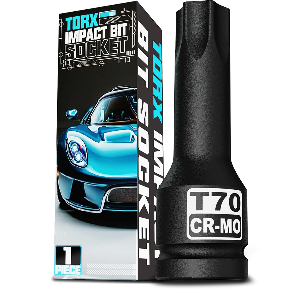 Chiave A Bussola Torx T40 1/2 Pollice - In Acciaio CR-MO Per Auto - Foto 13