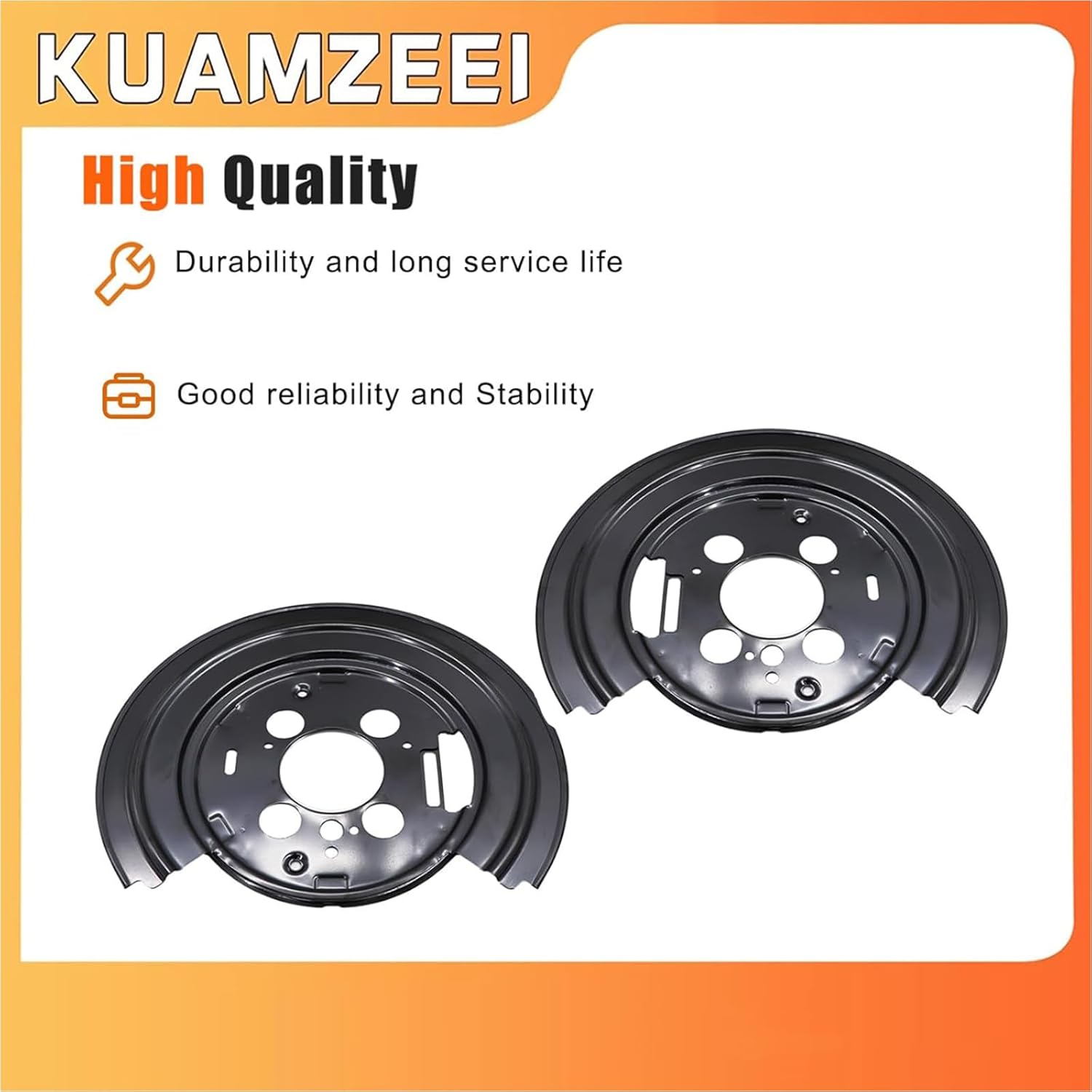 924-235 2Pcs Rear Brake Dust Shield Backing Plate For Ram Models 1500 2015-2018 For Ram Models 1500 Classic 2019-2021 Replaces#4779823AC