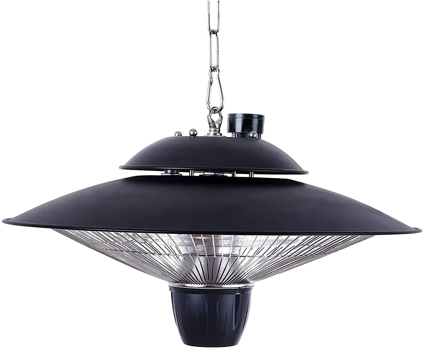 Riscaldatore da Terrazza Stufa a infrarossi Riscaldatori per esterni Riscaldatore elettrico per patio 1500W Riscaldatore radiante a infrarossi resistente alle intemperie Certificato GS/CE/EMC Uso este