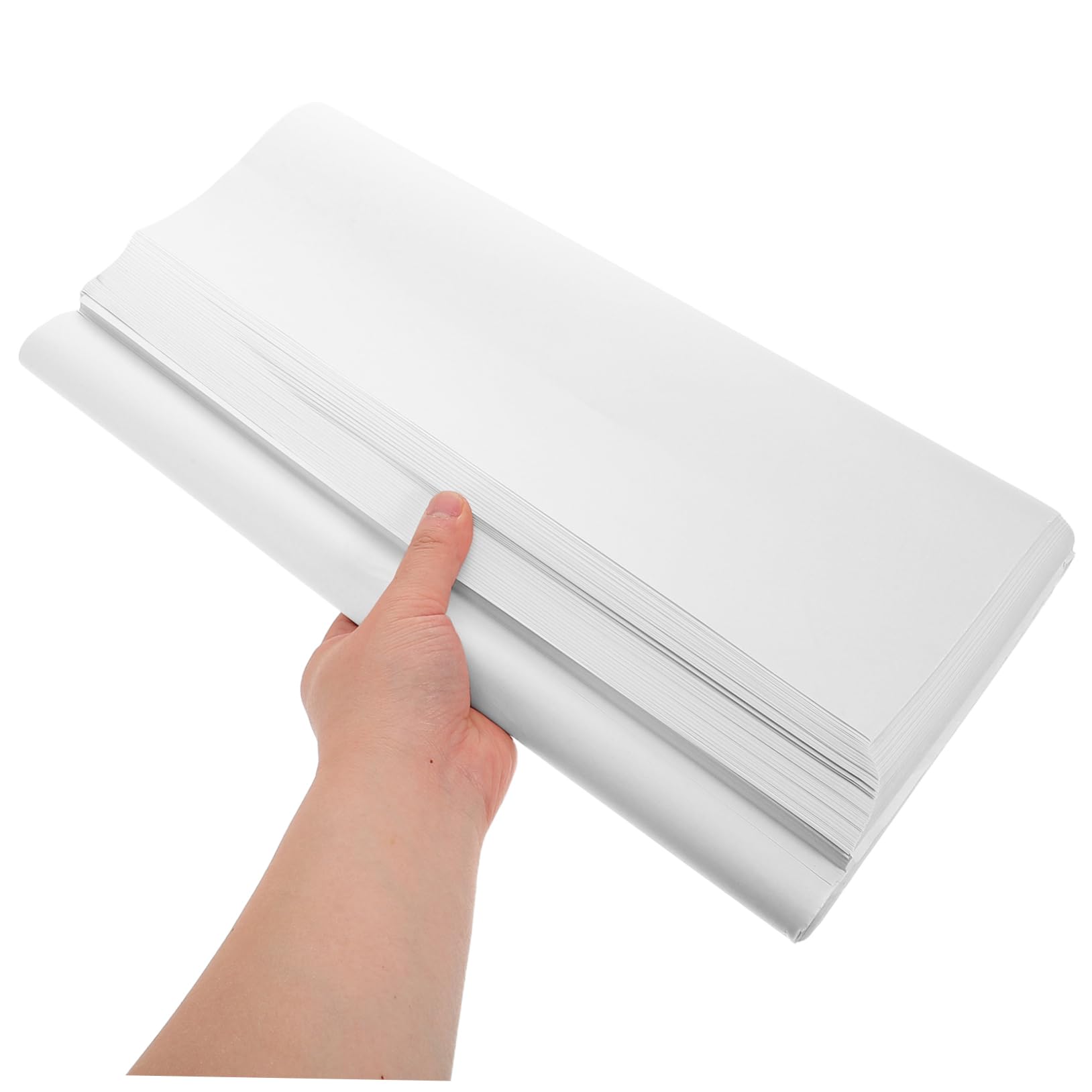 Carta da Imballaggio 100 Fogli 70x38 Cm, Bianca, per Spedizione | Carta, Leggera e Versatile, per Imballo e Riempimento Pacchi, Uso su Oggetti Domestici ed Elettronici