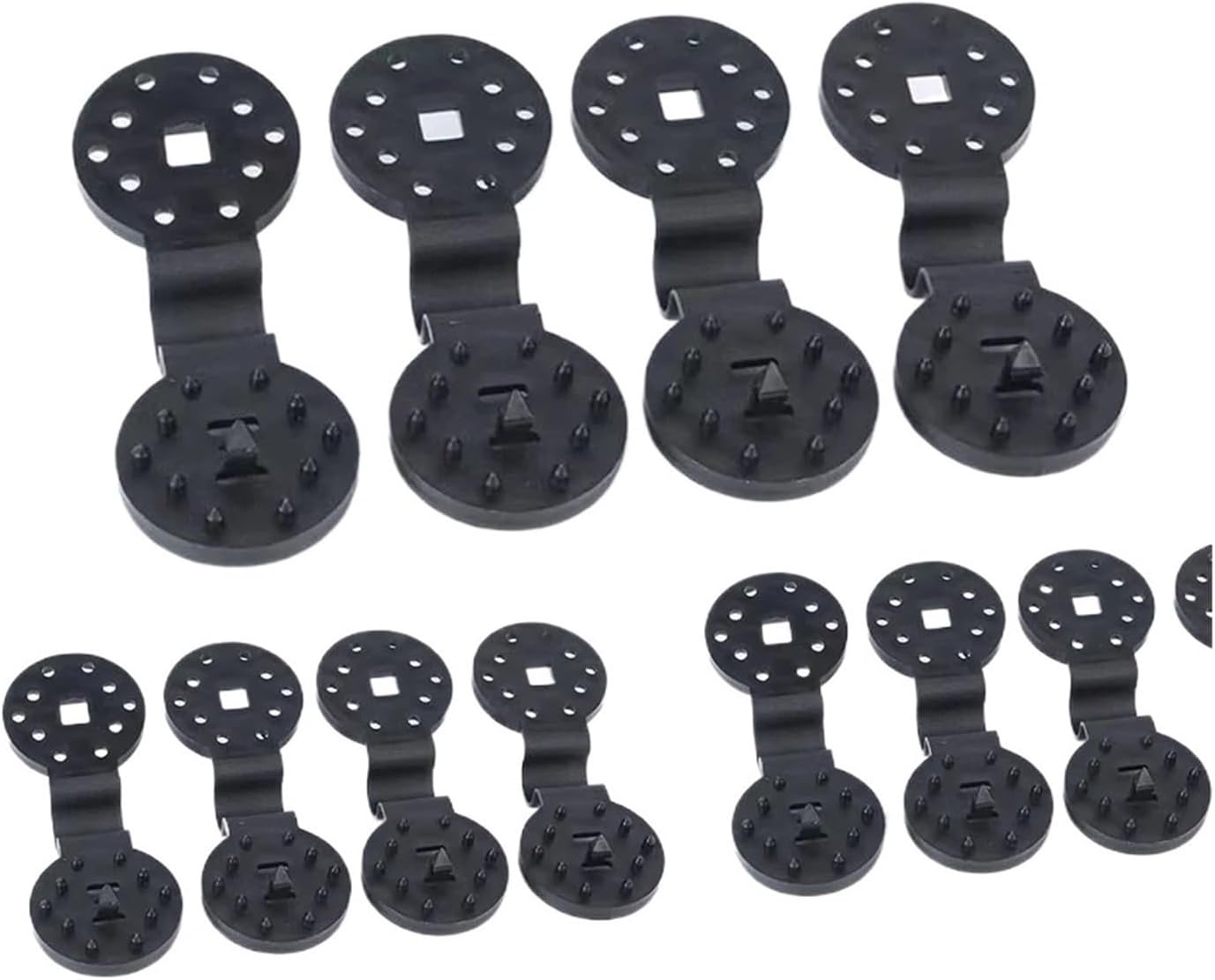 Shade Cloth Clips 200pcs Hooks Awning Plastic Clips Outdoor Shade Mesh Clip Fabric Clamps Grommets for Garden Patio Awning Mesh Fabric