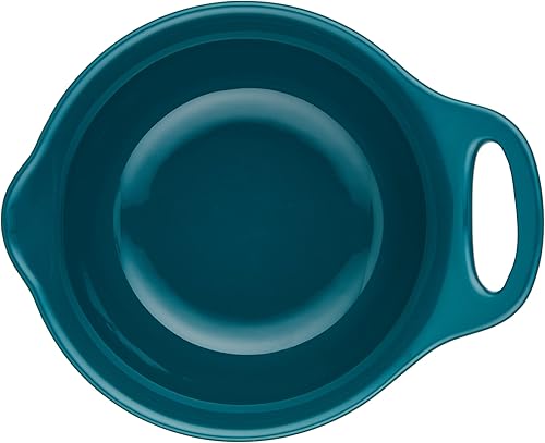 Miniatura 12 de Rachael Ray Ceramics - Juego de cuencos para mezclar con boquilla de vertido, 1 cuarto de galón y 2 cuartos de galón, verde azulado