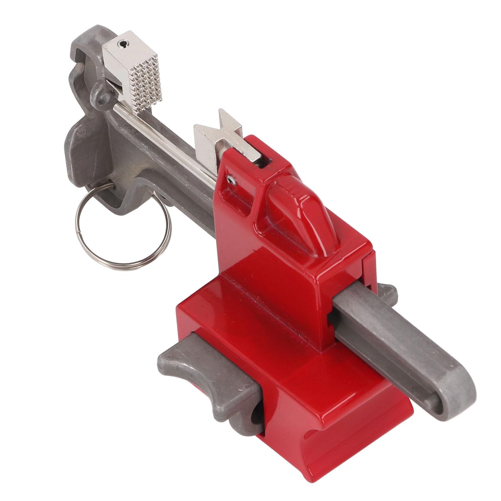 Valve Handle Lockout Device, Aluminum and Steel Ball Valve Handle Lock for DN8?DN100 Pipe Diameter