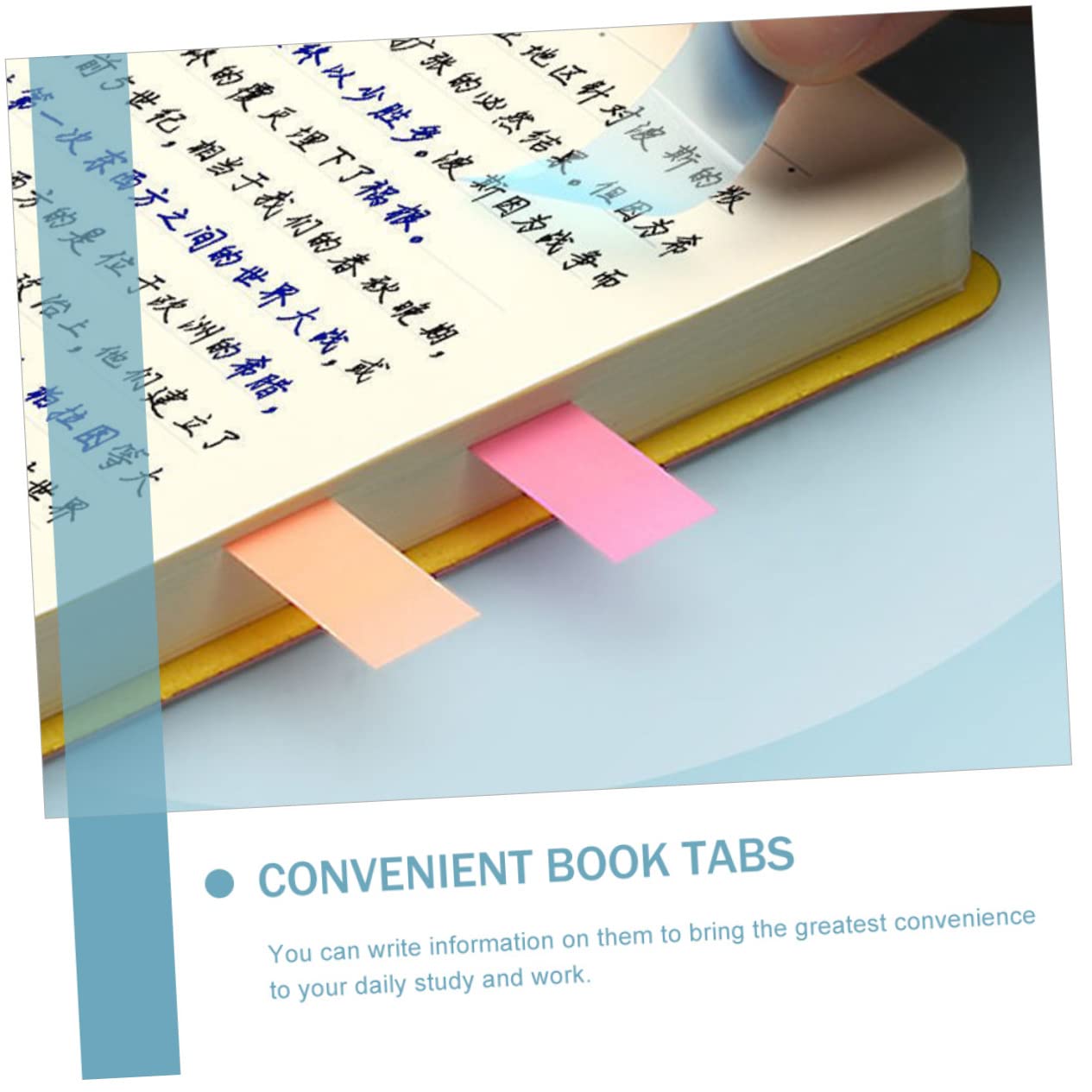 VILLCASE 20piezas Marcadores De Página Adhesivos Transparentes Multiusos De Notas Adhesivas Para Libros y Organización Páginas Total Cuadrados Flechas