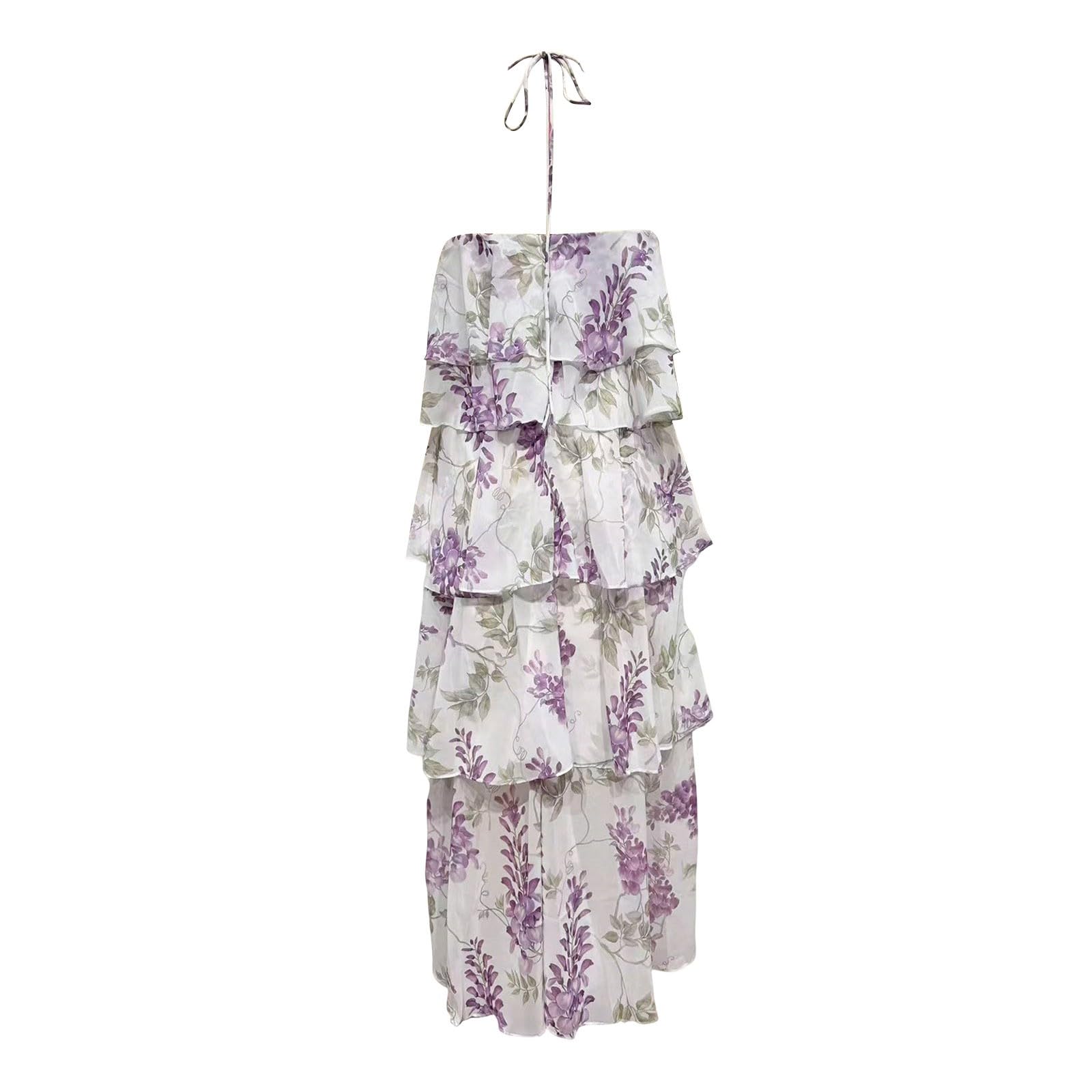 2026 à imprimé Floral pour Femme dévoilant Les épaules avec élégance Parfaite Tenue en Mousseline idéale Quotidien ou Lors d’Une soirée sophistiquée
