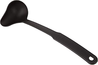 Lacor 98910 Louche Sauce en Nylon 27 cm, Noir
