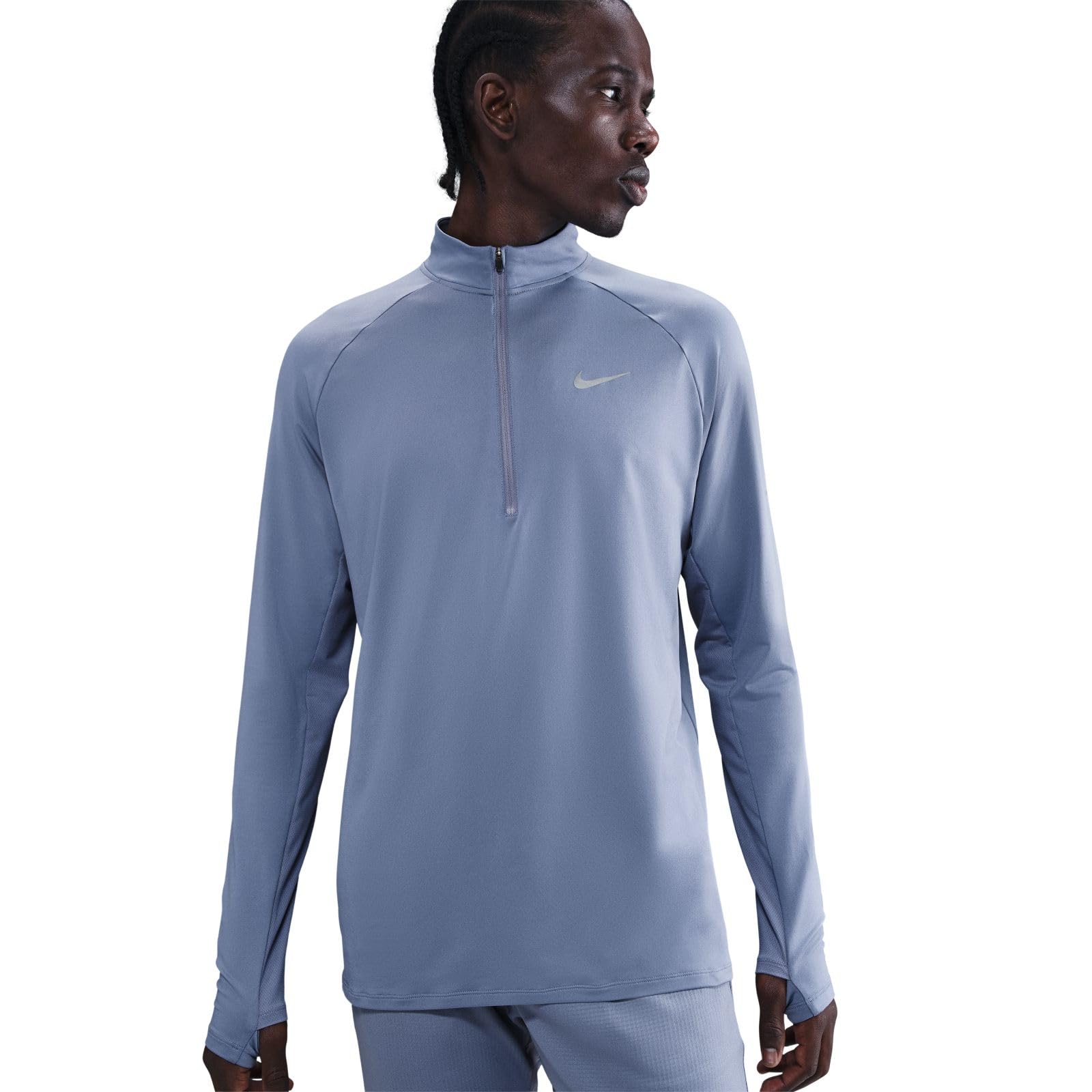 NIKE Górna część środkowa biegowa Mężczyźni Nike Stride Dri-fit Midlayer-laufoberteil mit Halbreißverschluss für Herren