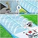 30ft Slip Splash and Slide, Heavy Duty Lawn Water Slide, Extra Long Slip Water Slides with 2 Bodyboards for Kids Adults Summer Toy with Sprinkler, Sports Outdoor Garden Backyard