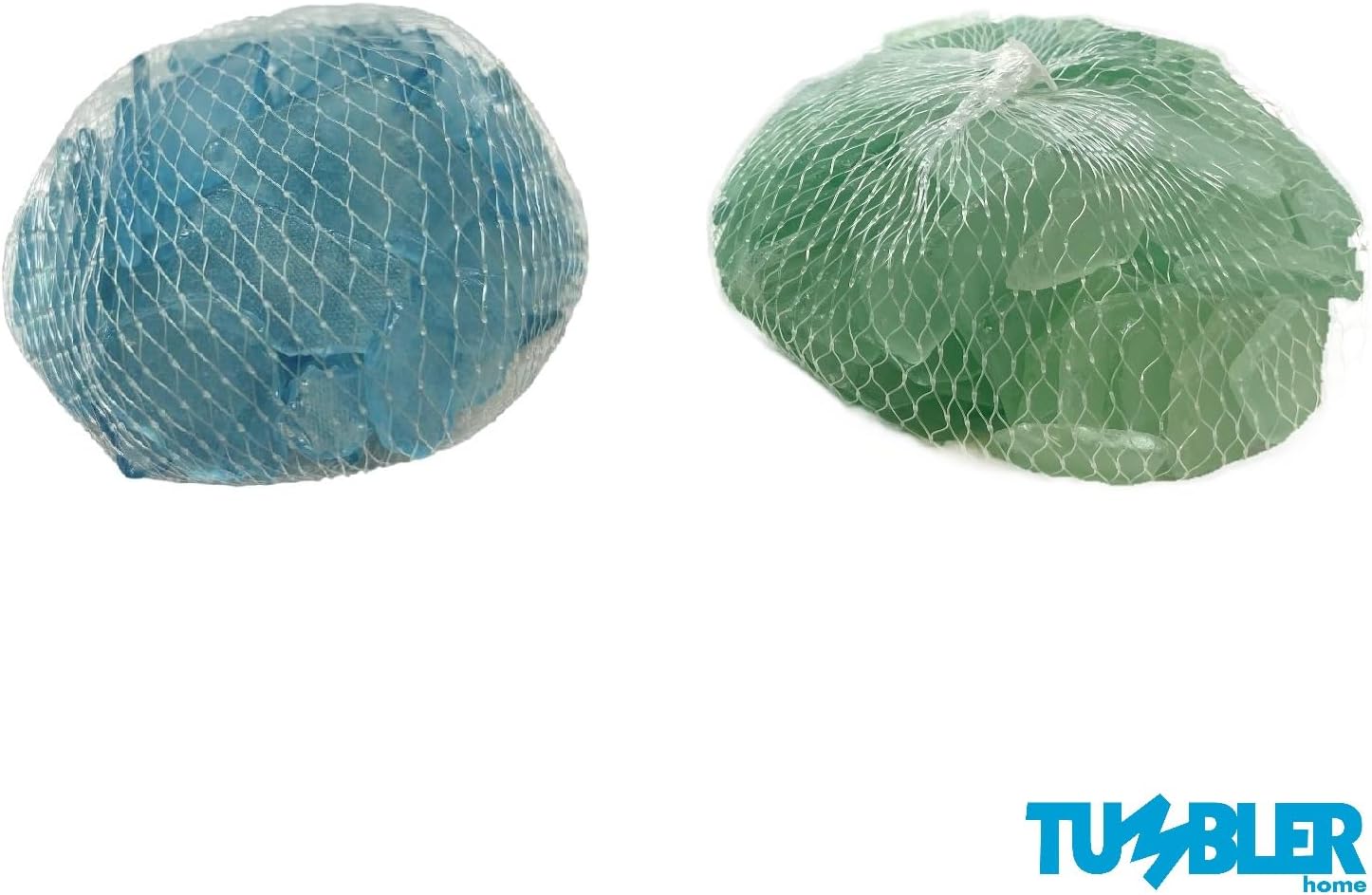 Tumbler Home Sea Glass & White Seashell Mix – Frosted Aqua & Mint Beach Glass & Assorted Shells for Crafts, Decor, Vase Filler, Weddings & More