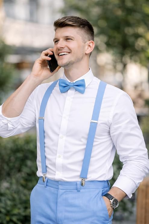 trilece Bow Ties for Men - Men's Solid Pretied Bowties for Formal Wear - Adjustable Bow Tie - Bow ties for Woman