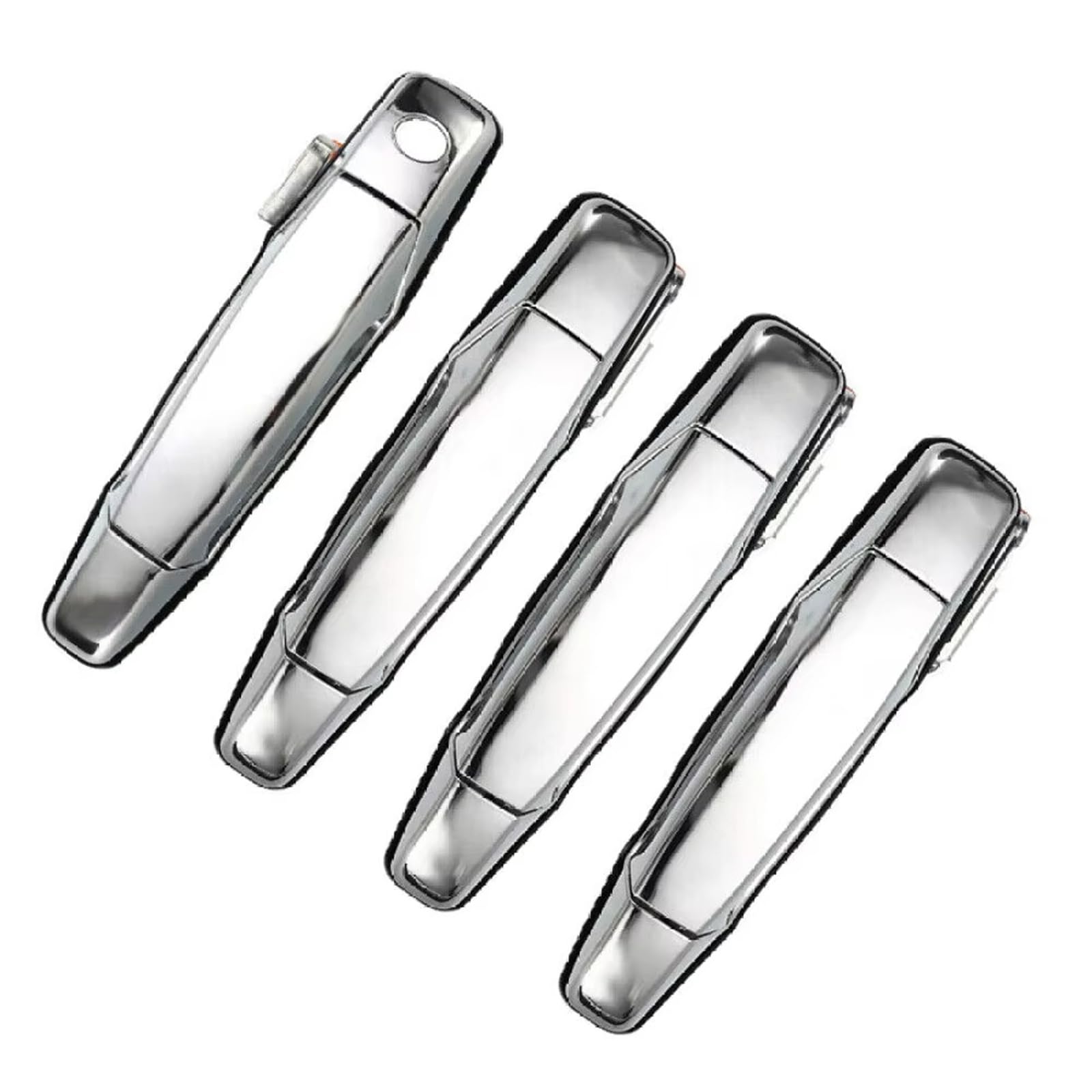 Qjahxkf One Color Replacement Exterior Door Handles 4 Piece Exterior Door Handle 15915619 15915620 15915147 15915148 25960525 20828258 22738721 For Cadillac For Escalade 2007-2013 Outer Handle