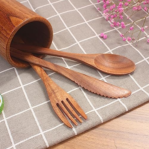 Set Cuchillos Cocina 3 Piezas Madera miniatura 4