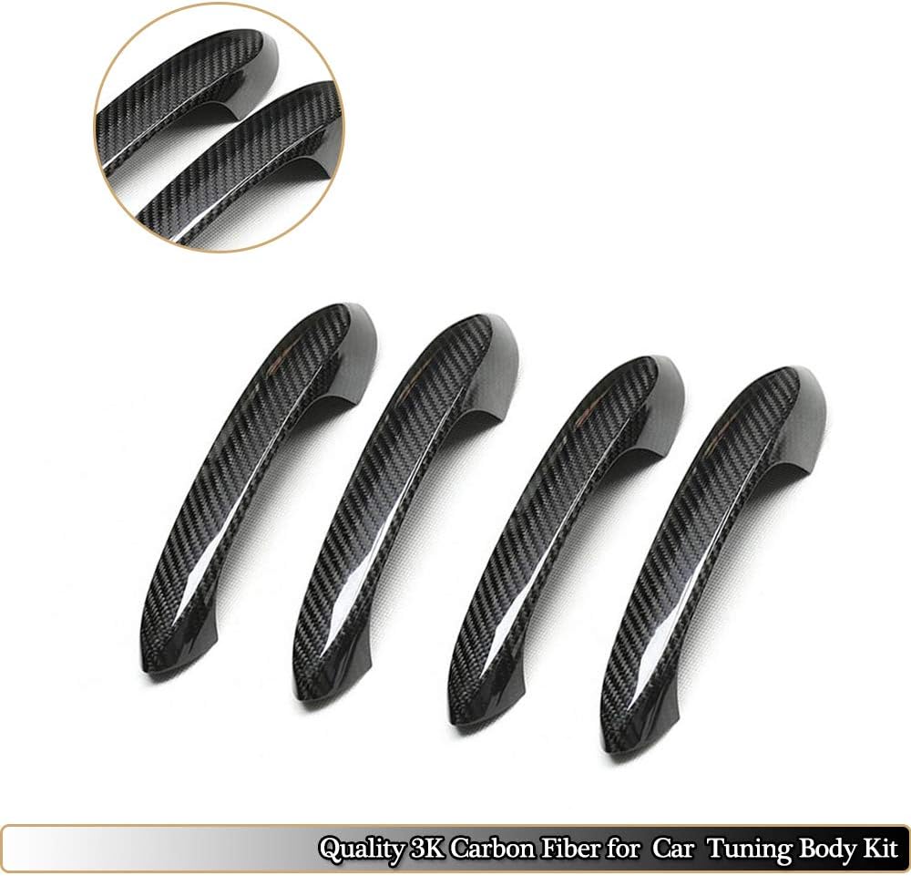 Door Handle Covers fits BMW X3 G01 X4 G02 X5 G05 G20 G30 G32 GT 4Door 2018UP Factory Outlet Real Carbon Fiber CF Exterior Grab Bar Accessories