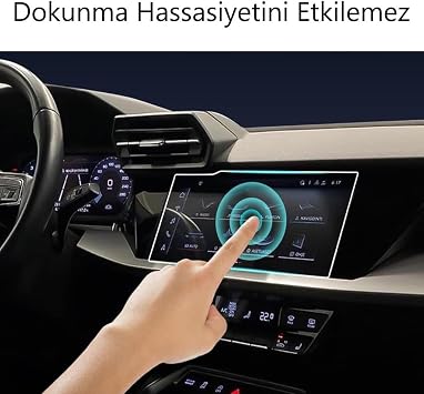 Engo Audi A3 10.1 İnç İle Uyumlu Ekran Koruyucu Multimedya Nano