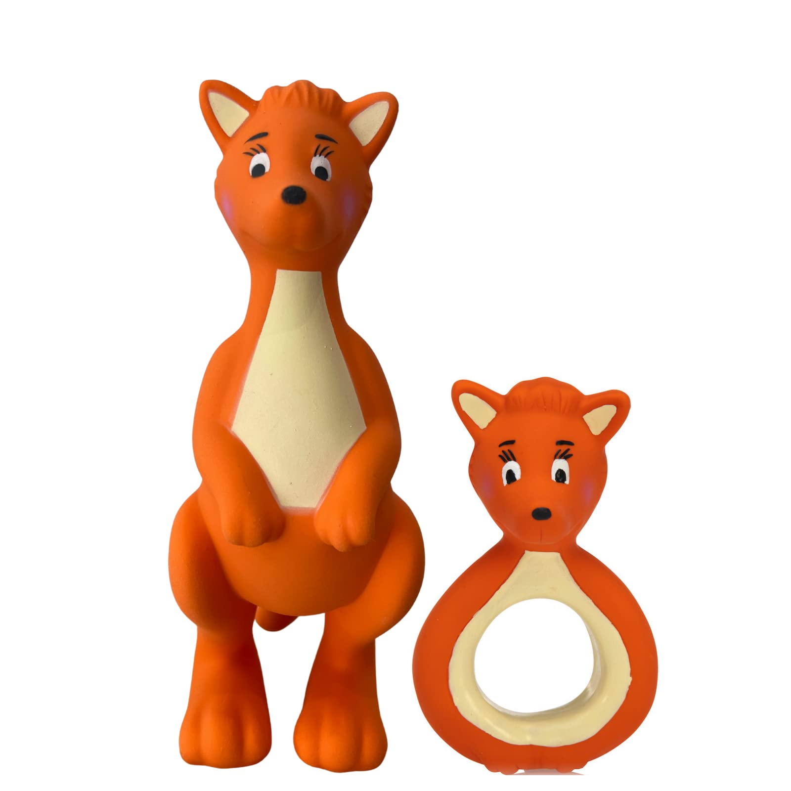 Mizzie the Kangaroo | Newborn Teething Toy and Teething Ring Gift Set | Nurturing Babies Sensory Development | 0-3 Years | Soothes Sore Gums Whilst Having Fun!