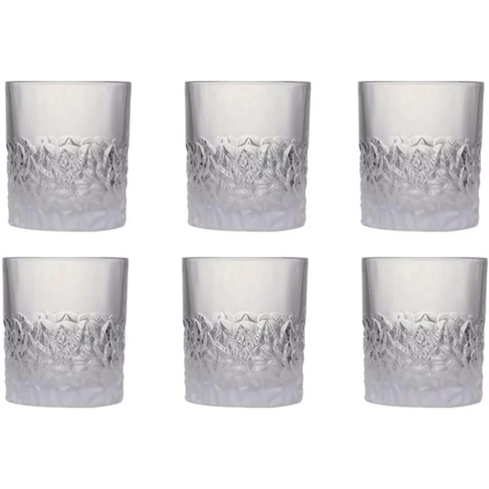 Copa de vino transparente, vaso para Bar, cristalería, copas de vino, whisky, champán, cerveza, copa de cóctel sin tallo Taza Multifuncional