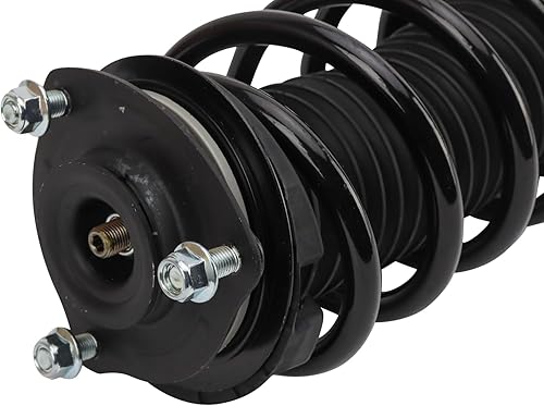 Miniatura 217 de TRQ Kit de suspensión delantera, conjunto de amortiguadores y resortes, barra estabilizadora, enlace estabilizador compatible con Chevrolet