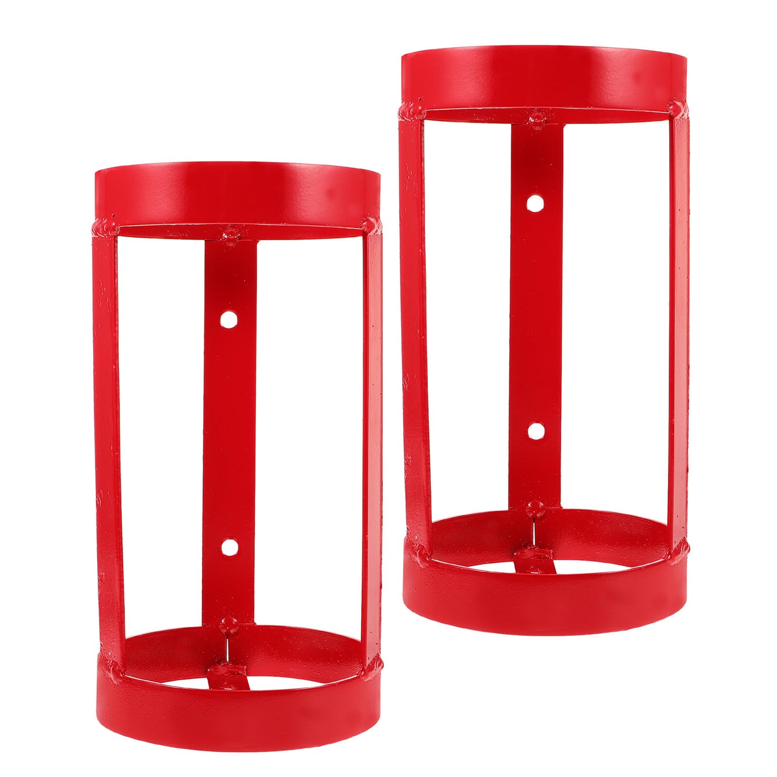 Cabilock Soporte Metálico Resistente para Extintor de 2 Kg 2 Unidades Marco Antideslizante para Fijación de Extintores Vehículos Camiones y Caravanas Soporte de Pared Seguro para
