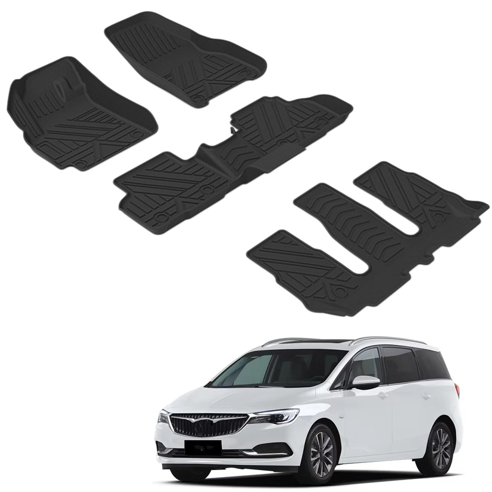 PAPEP Floor Mats for Buick GL6 6-seater 2021 RHD