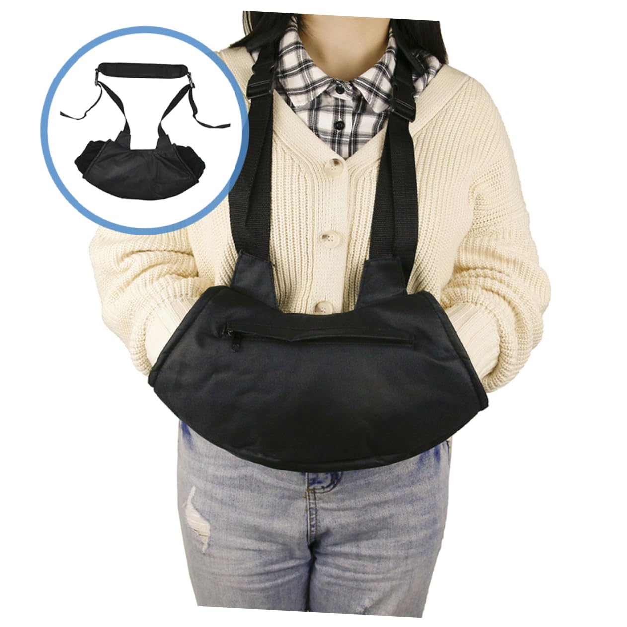 Warme Handwärmer Tasche, Tragbarer Handwärmer, 1 Stück Schwarz