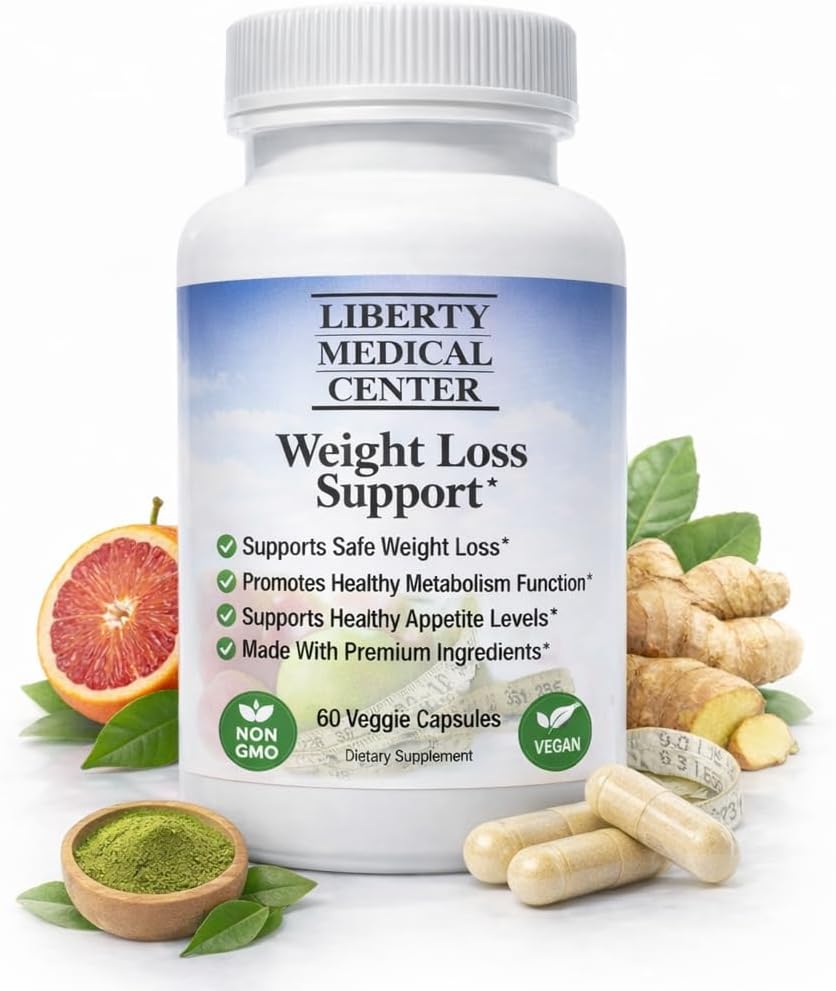 Doctor Recommended Healthy Weight Loss Supplement | Vegan, Non-GMO, Gluten Free | Supports Healthy Appetite Levels | Burn Fat Naturally | Fat Burner for Women and Men | 60 Count