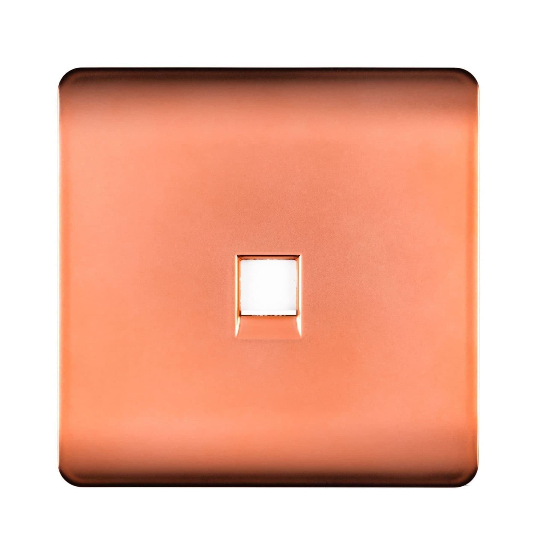 Trendi Switch - RJ45 Cat 6 Ethernet Socket - 1 Gang - Copper