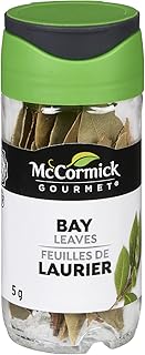 McCormick Gourmet (MCCO3), New Bottle, Premium Quality Natural Herbs & Spices, Bay Leaves, 5g