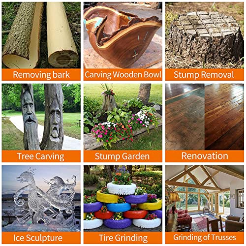 Pomsare 4pcs Muela Amoladora Ø125mm x 22.2mm - Discos para madera de Carburo de Tungsteno - Amoladora Angulares disco para Molienda, Tallado y Pulir - imagen 7