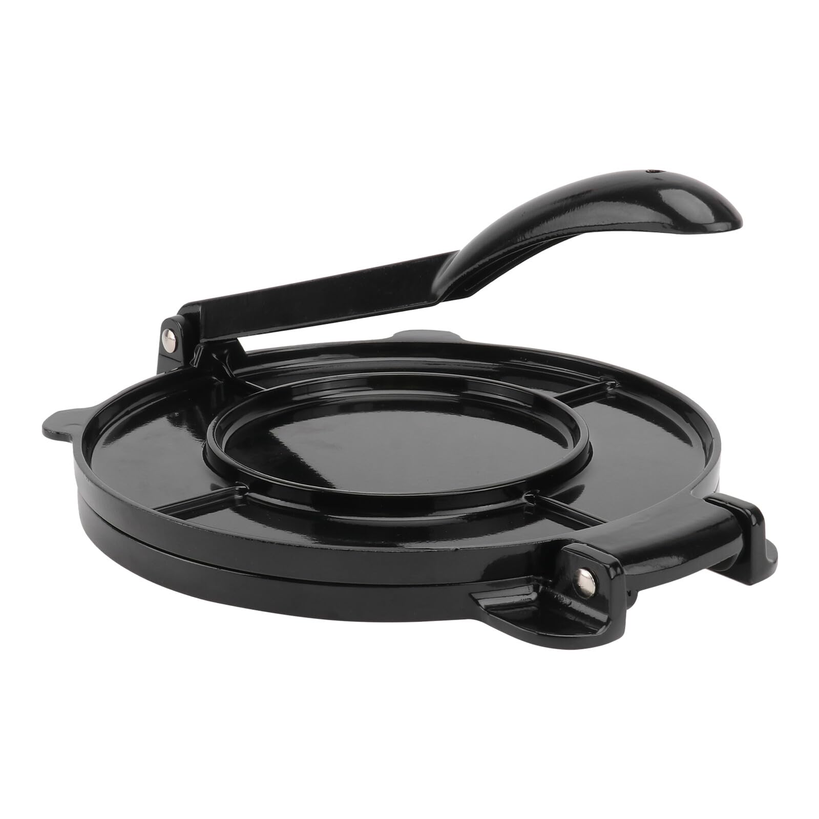 Toyvian Prensa para Tortillas de Aleación de Aluminio Diámetro 20 CM Herramienta Manual para Hacer Tortillas Prensa para Masa Superficie Lisa Adecuado para Cocina Doméstica y