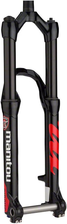 Manitou Circus Expert Dirt Jump Fork 26" 130mm Straight Steerer 20mm Hexlock, Black