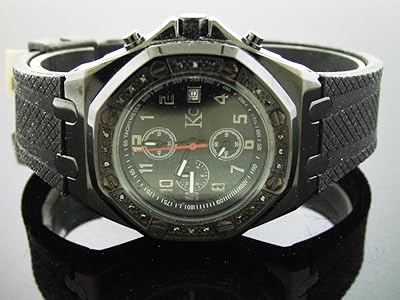 Amazon.com: Techno Com Kc 46 Mm 24 Diamonds Sports Watch