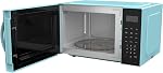 FRIGIDAIRE BLUE 0.9-Cubic Feet Microwave Oven with Oversized Display, Blue