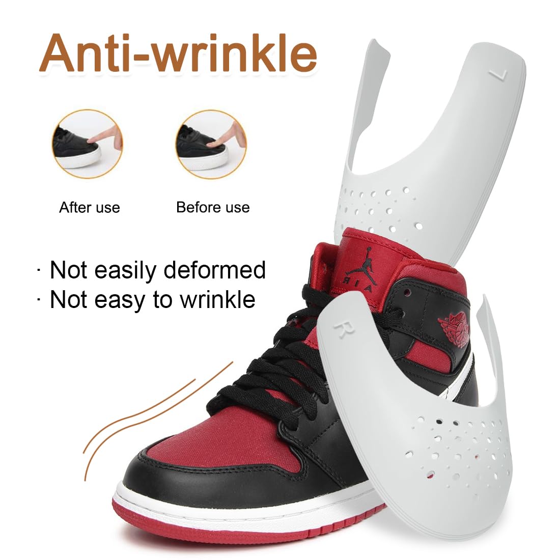 3 Pares Protector De Zapatillas, Escudo De Zapatos, Protector Contra Arrugas Para Zapatos, Protectores De Zapatillas Para Las Arrugas, Protector Antiarrugas Para Zapatos
