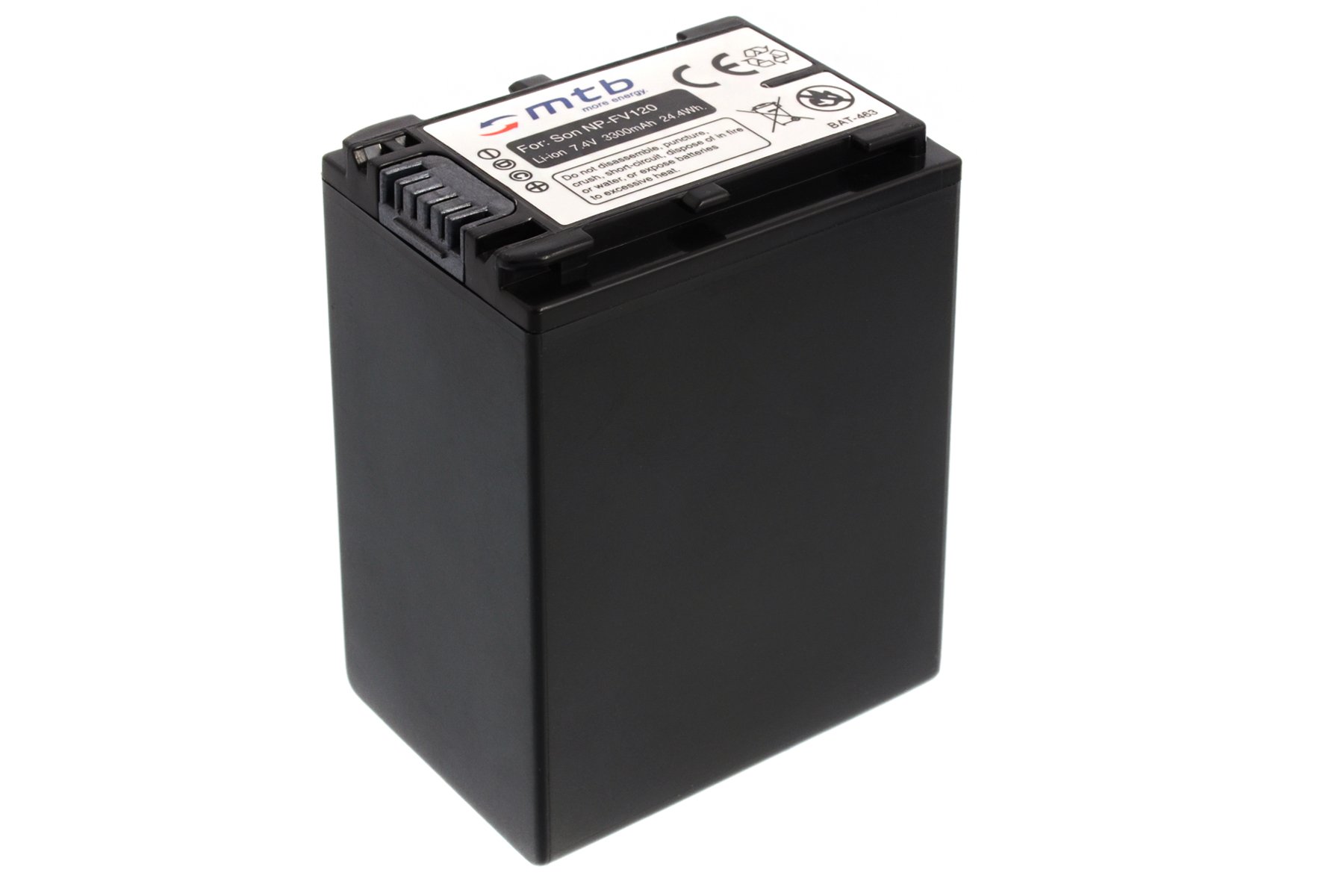 Batería NP-FV120 (3300mAh) - reemplaza NP-FV100A - Compatible con Sony