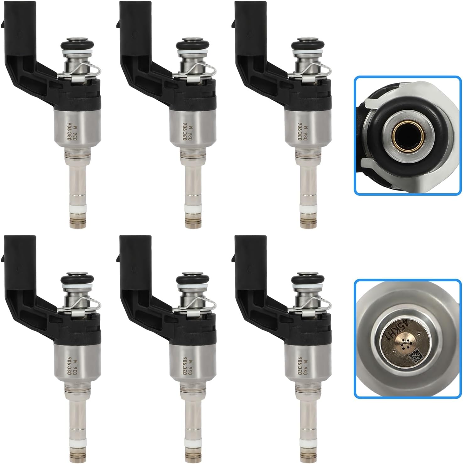SCITOO Fuel Injectors Automotive Engine 4 Holes 4Pcs Replacement For Audi For A1 2011-2014,For Audi For A3 2008-2013,For Seat For Altea 2010-2012,For Volkswagen For Tiguan 2013-2016