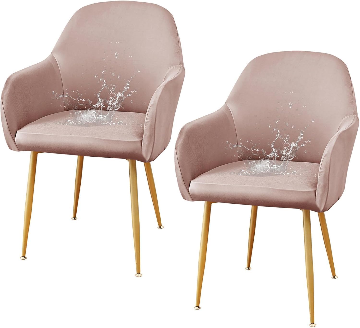 Housses de chaise de salle à manger modernes roses pour sublimer vos repas de famille