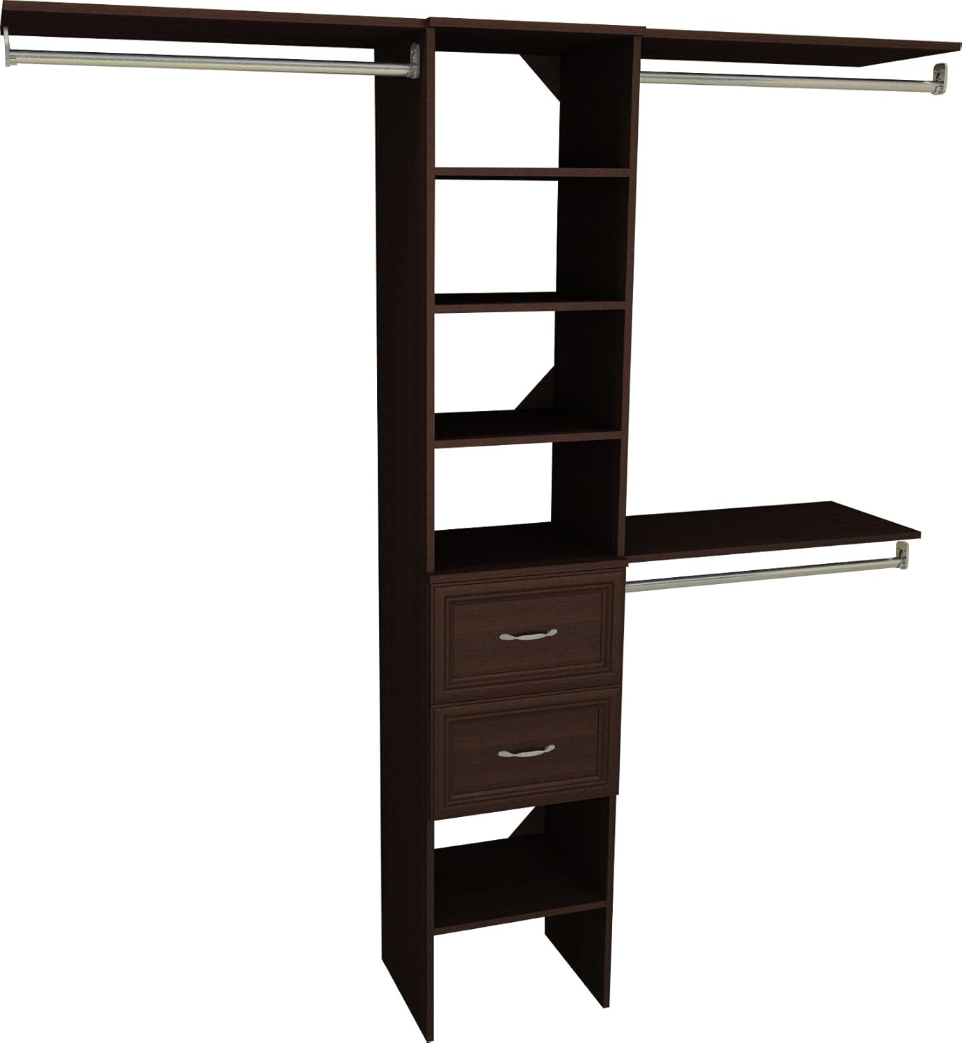 ClosetMaid SuiteSymphony Closet Organizer with Shelves, 4