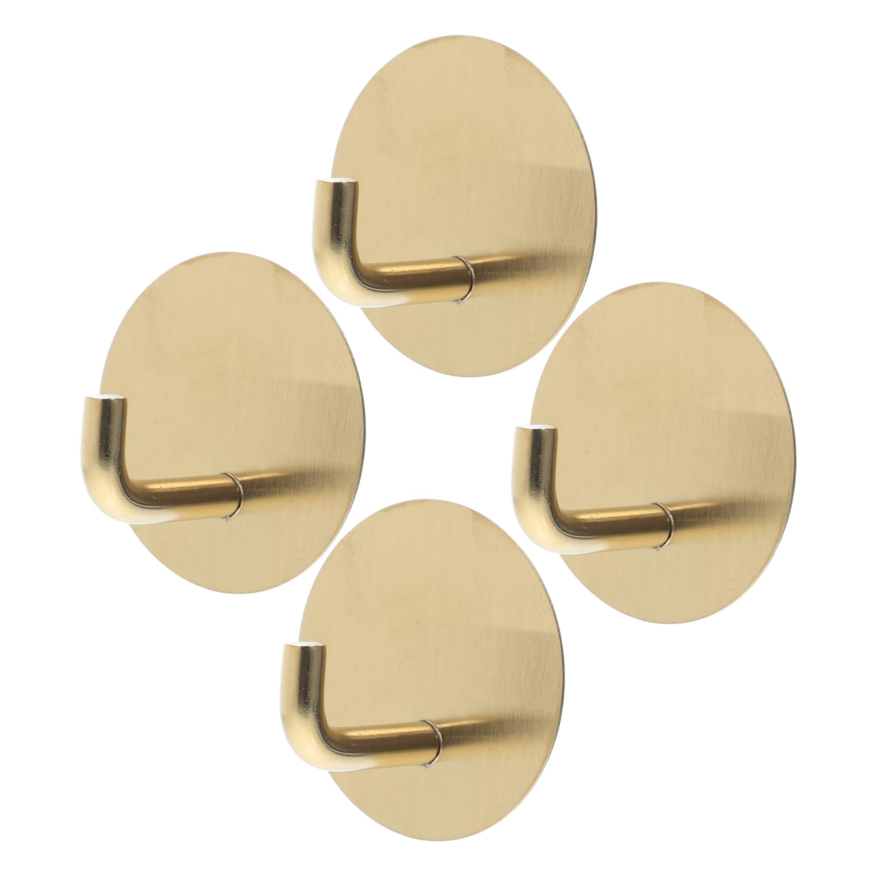 jojofuny 5 Series Gancho De Acero Inoxidable Ganchos Autoadhesivos Para Toallas Toalleros Para Baños Pegarse En Los Ganchos De Las Toallas Gancho Para Toallas De Cocina Golden 4 Piezas X 5