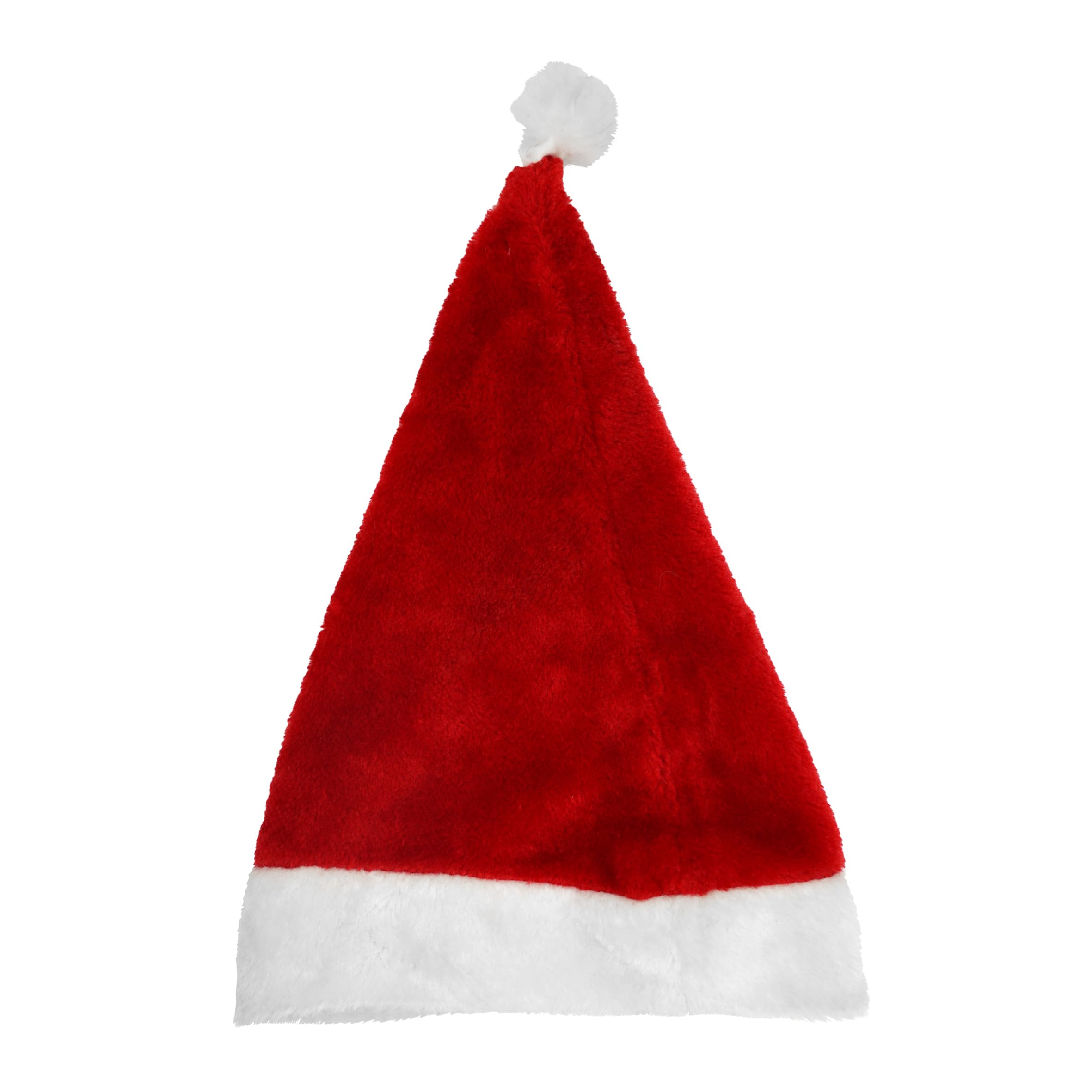 Makotex 1 bis 100 Weihnachtsmützen Nikolausmützen Weihnachtsmann Mütze Weihnacht ca. 28x42 (100, Polyester)