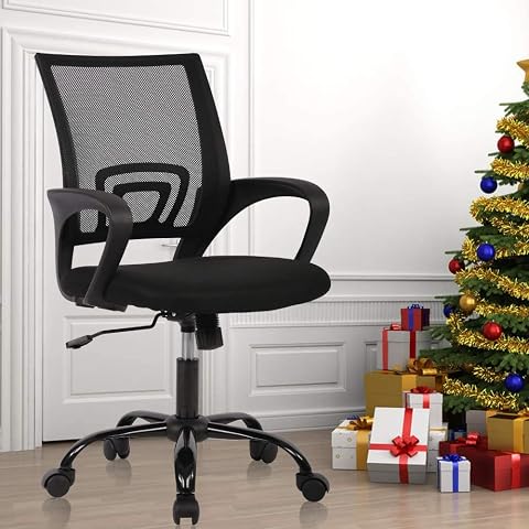 NiamVelo Mesh Office Chair Ergonomic Desk Chair Adjustable Computer Chair Comfortable Seat Back Support Task Rolling Swivel Chair